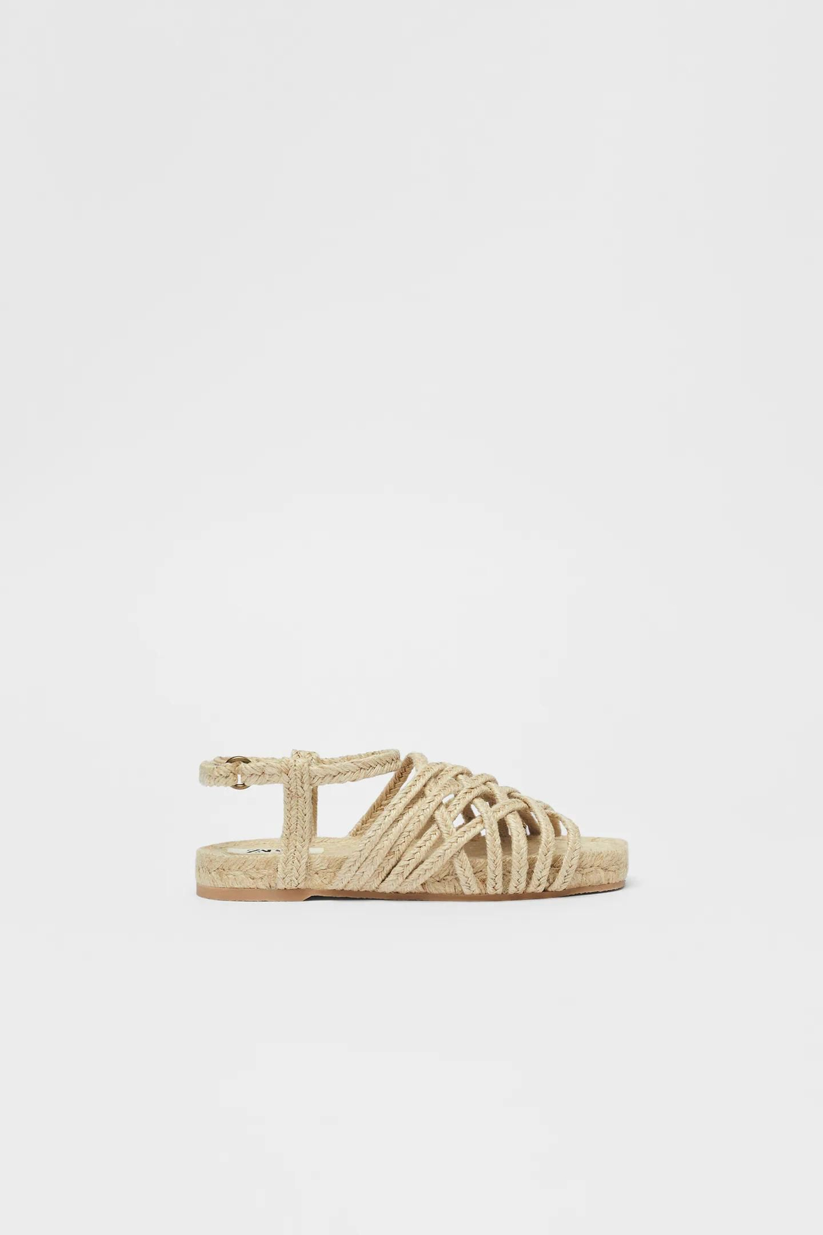 Sandalias de yute de Zara Kids.