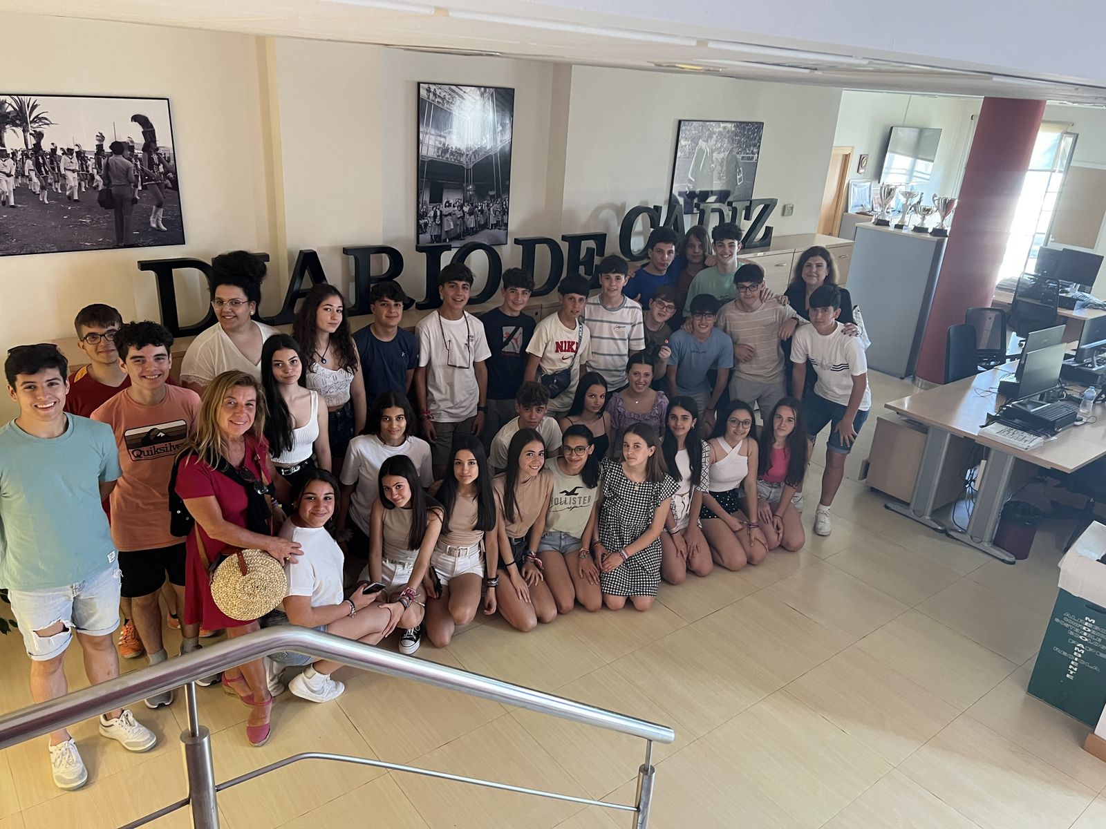 El colegio Safa-Beaterio de Alcalá de los Gazules visita Diario de Cádiz