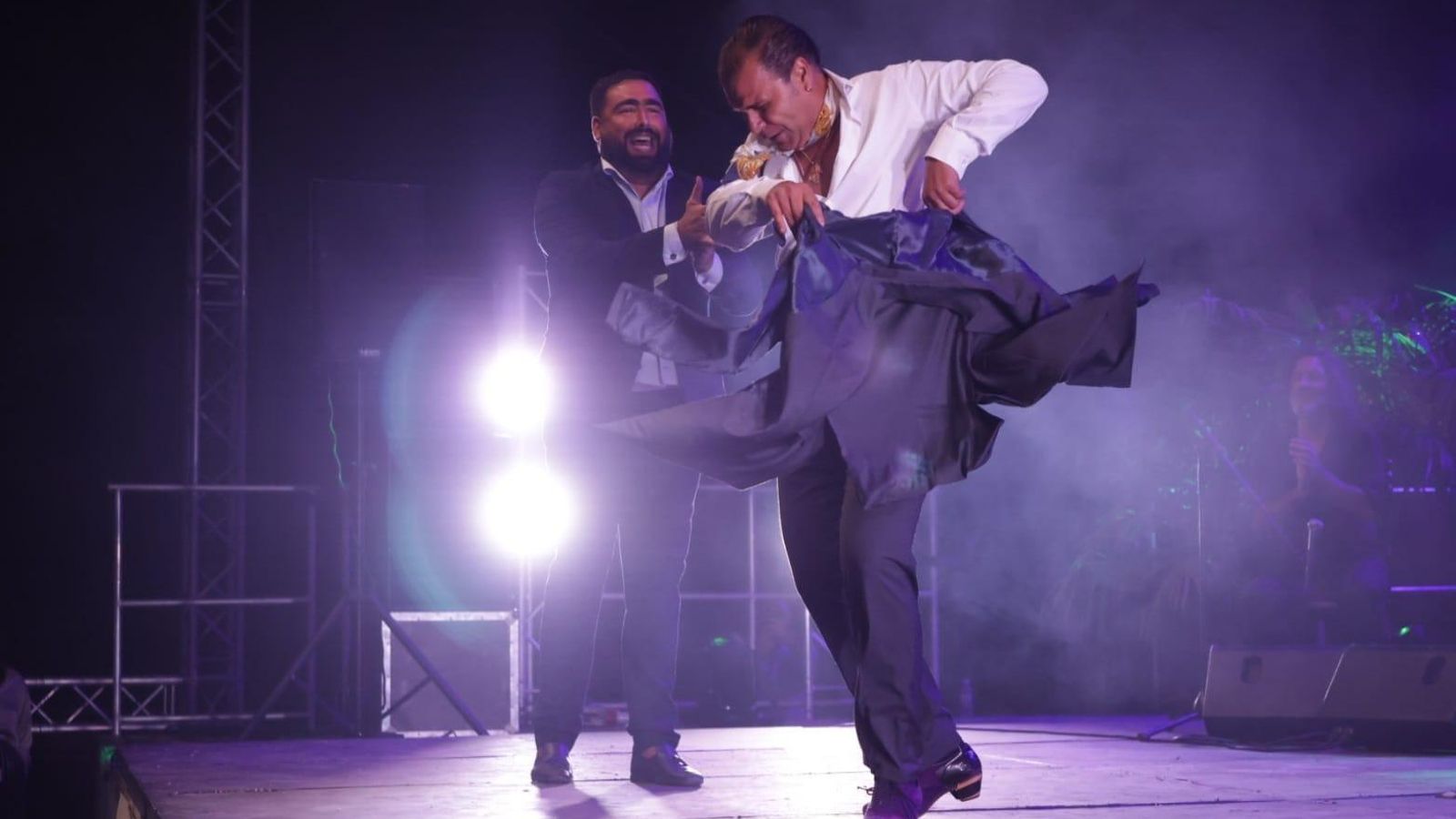 Luis de Mateo con Fernando Jiménez. Luis de Mateo con Fernando Jiménez.