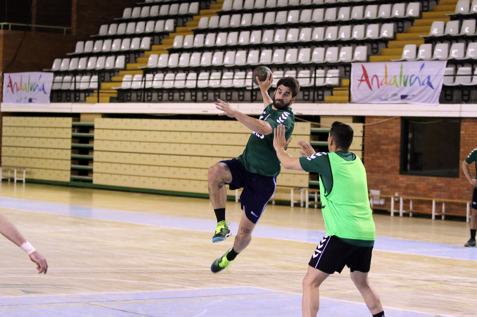 Portela, durante un entrenamiento.