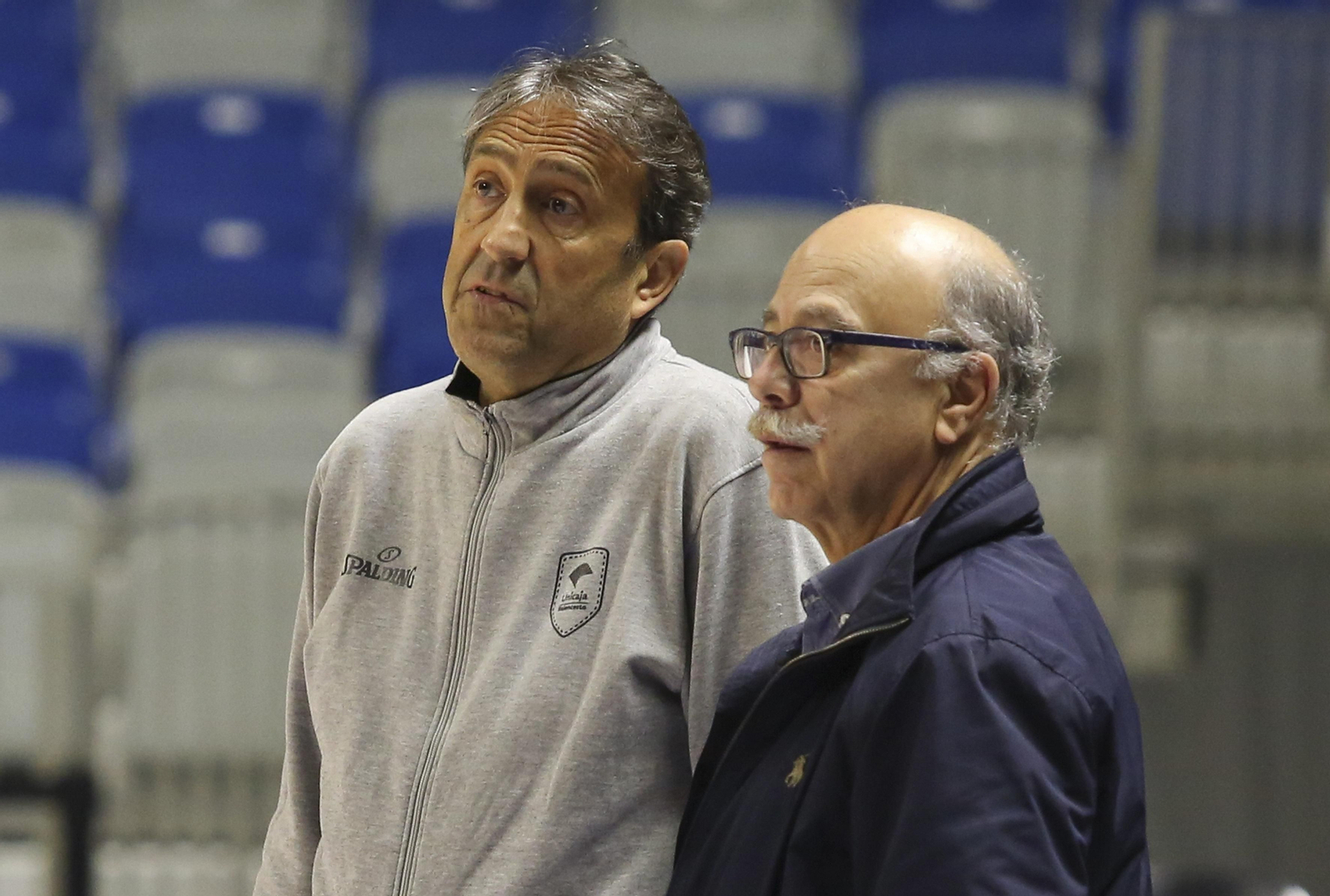 Eduardo García, junto a Luis Casimiro.