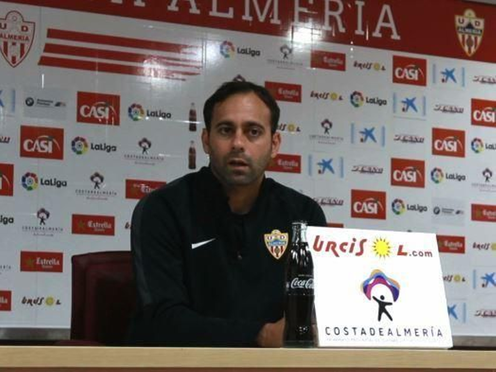 Fran Fernández, en la rueda de prensa.