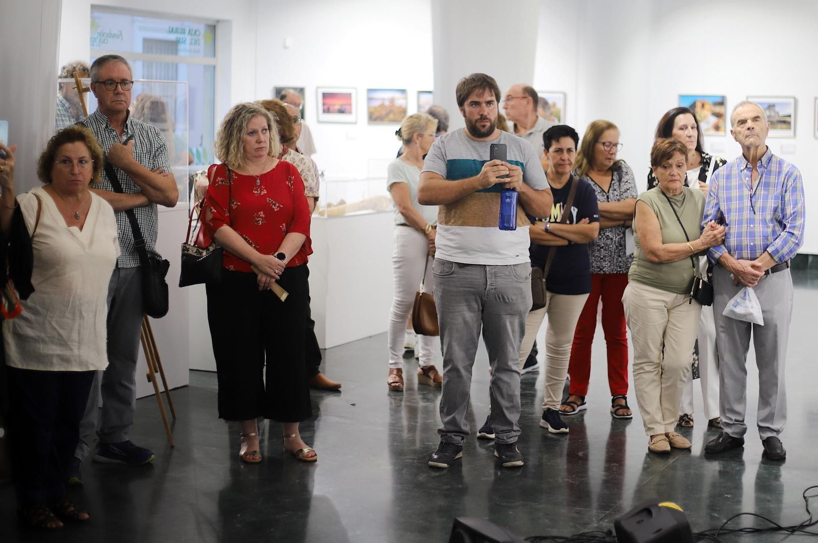 Imágenes de la exposición "Patrimonio de Huelva y Provincia", en el Centro Cultural "José Luis García Palacios" de la Fundación Caja Rural del Sur