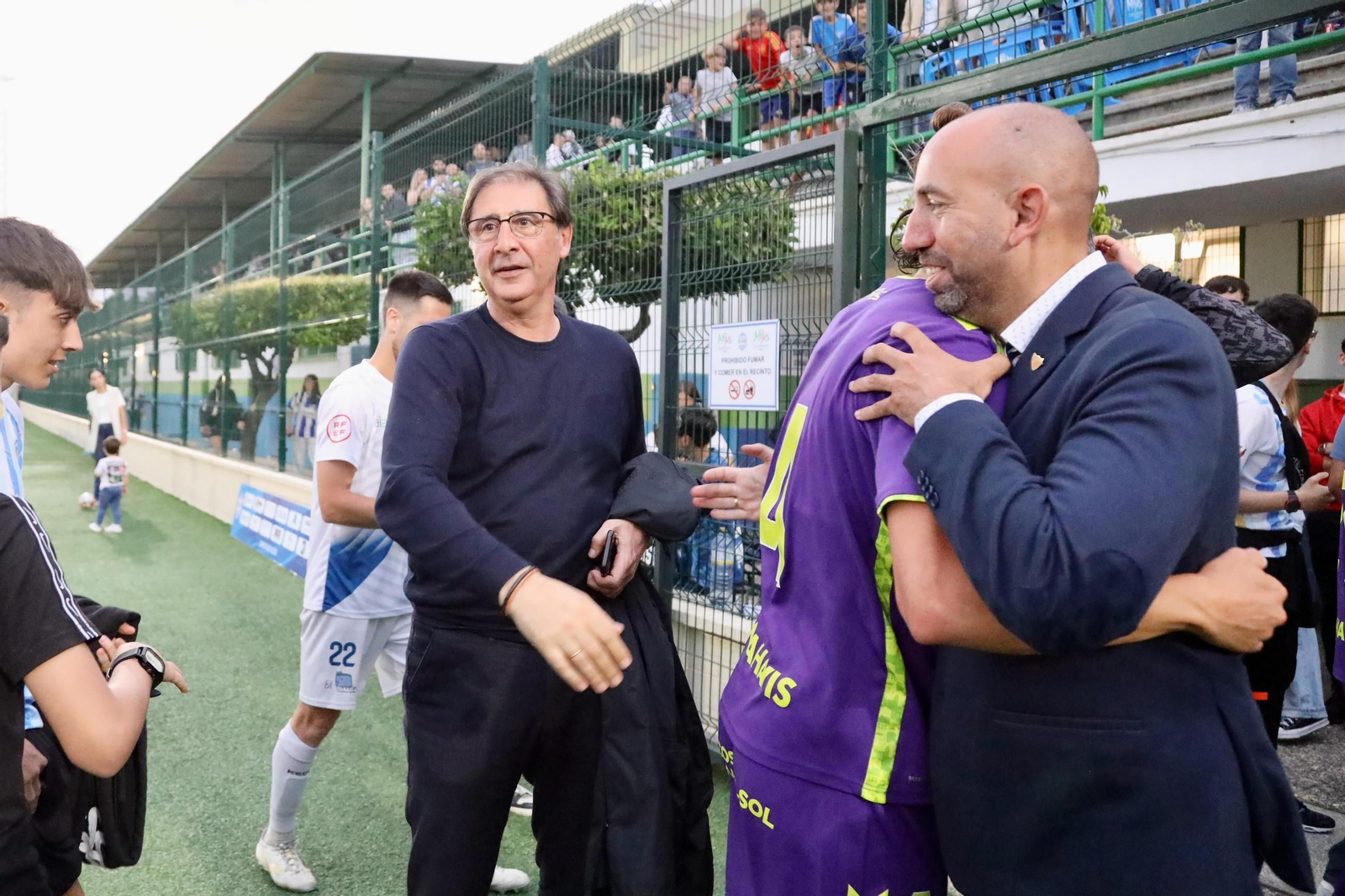 Loren, Chupete, Izan Merino, mucha afición... El Atlético Malagueño, apoyado en Mijas