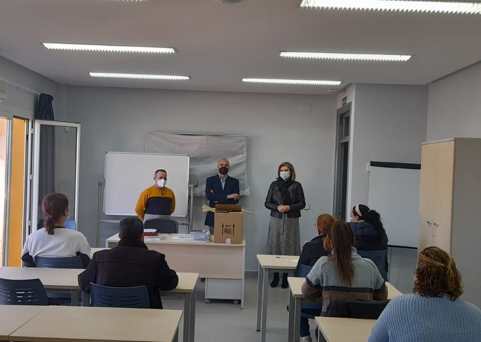 Inicio del curso que se imparte en las instalaciones del hotel Fuentemar.