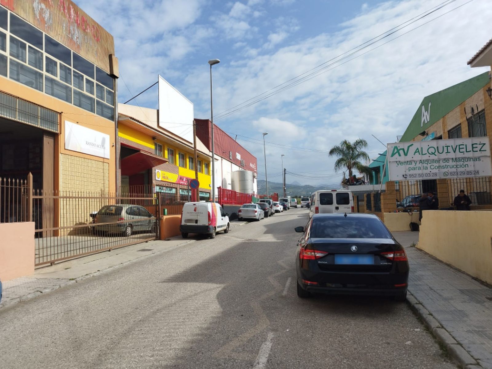 Lugar de los hechos este martes