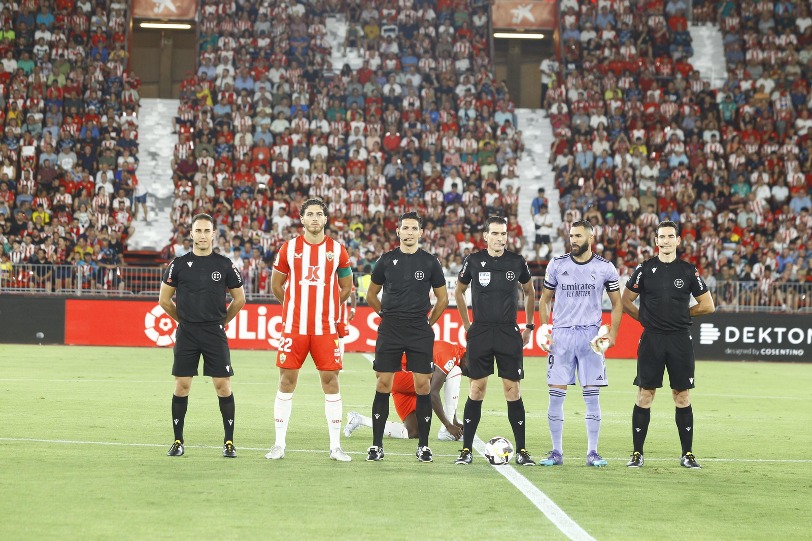 Imágenes del partido U.D. Almería-Real Madrid C.F. de la Liga Santander