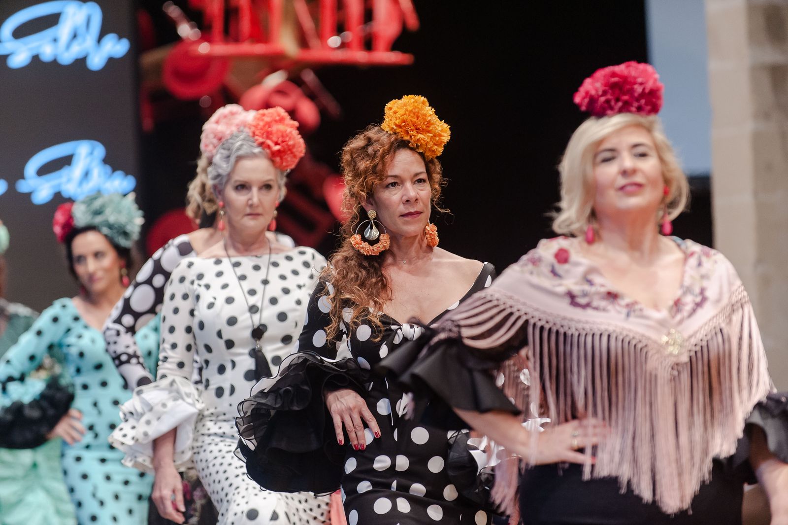 Pasarela Flamenca Jerez 2019: Mujeres con Solera y El Arcón de Silvia, fotos del desfile