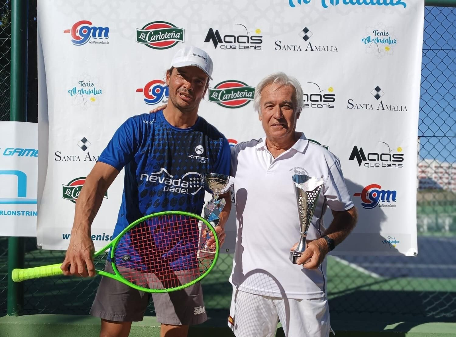 Rafael Plata y Ramón Romero, campeón y subcampeón del I Circuito Al-Andalus.