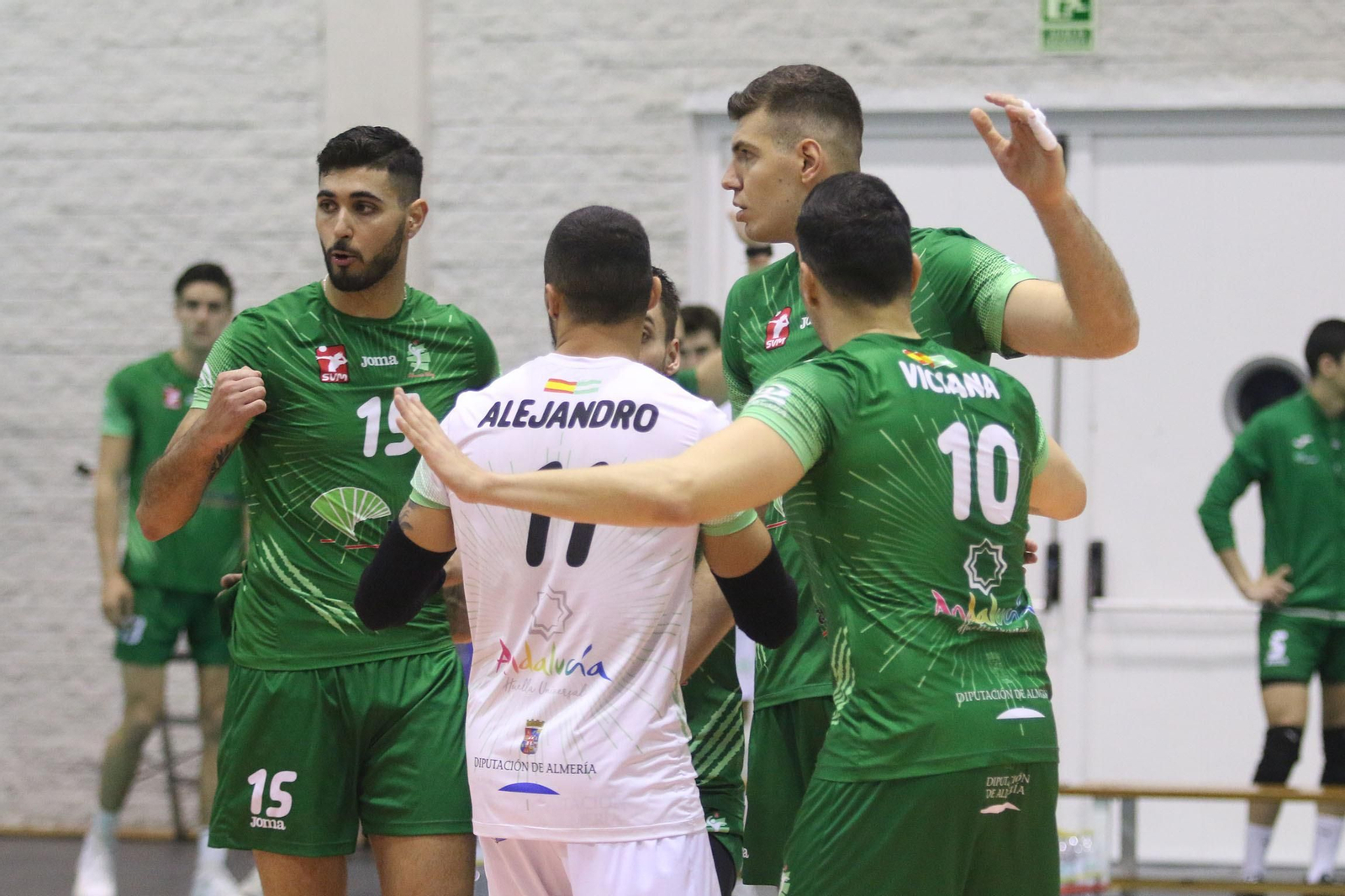Imágenes del partido de voleibol Unicaja Almería-Ushuaia Ibiza