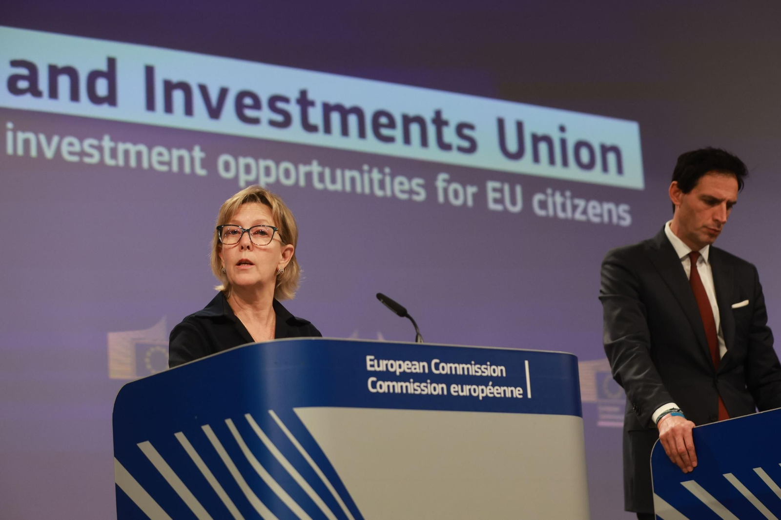 Maria Luís Albuquerque, comisaria europea de Servicios Financieros