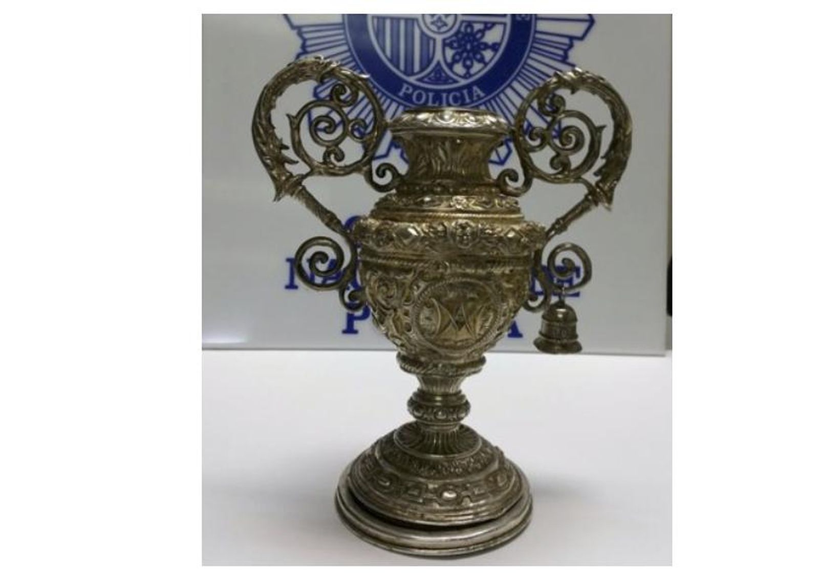 Imagen de la jarra divulgada en 2014 por la Policía