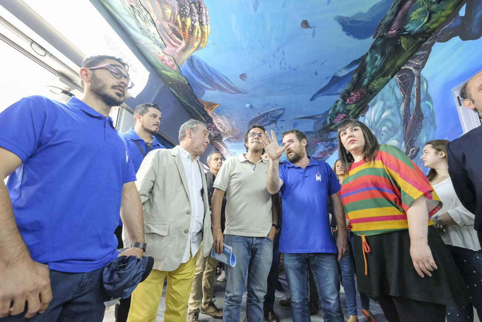 Inaugurada la nueva decoración del mercado Virgen del Rosario