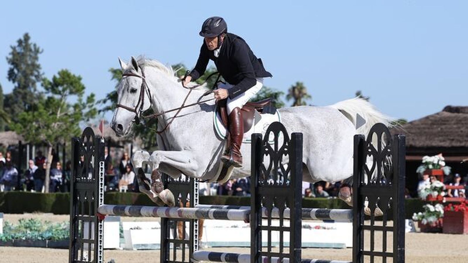 El ganador, Diego Usón, en la primera jornada del campeonato en Pineda.