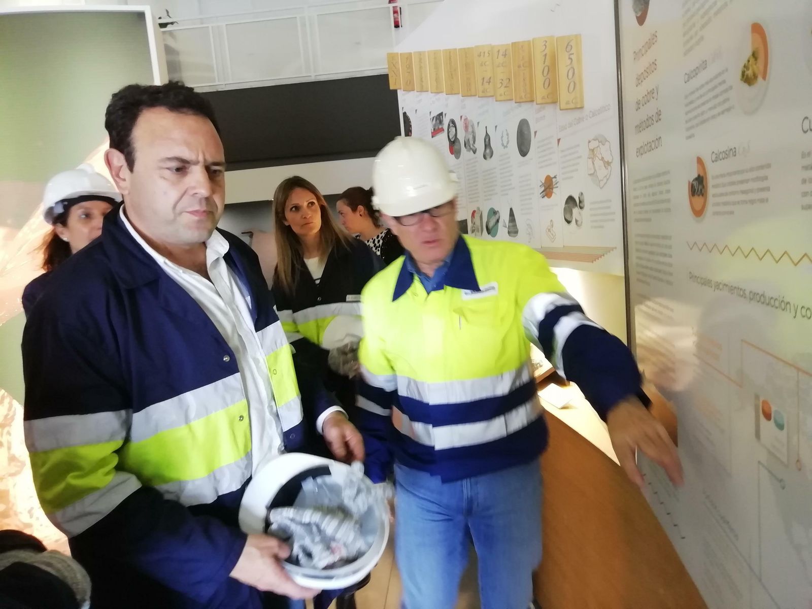 Visita de Hermoso a Atlantic Copper.