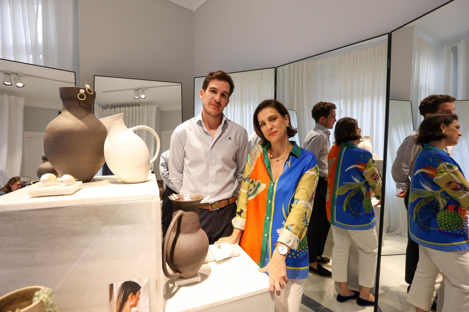 Luna y Álvaro Alba, actuales responsables de la firma de joyas Pepe Alba.