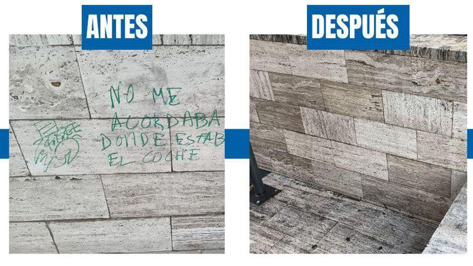 Otra de las intervenciones, en una imagen compartida por Jaime Espinar en redes sociales. Otra de las intervenciones, en una imagen compartida por Jaime Espinar en redes sociales.