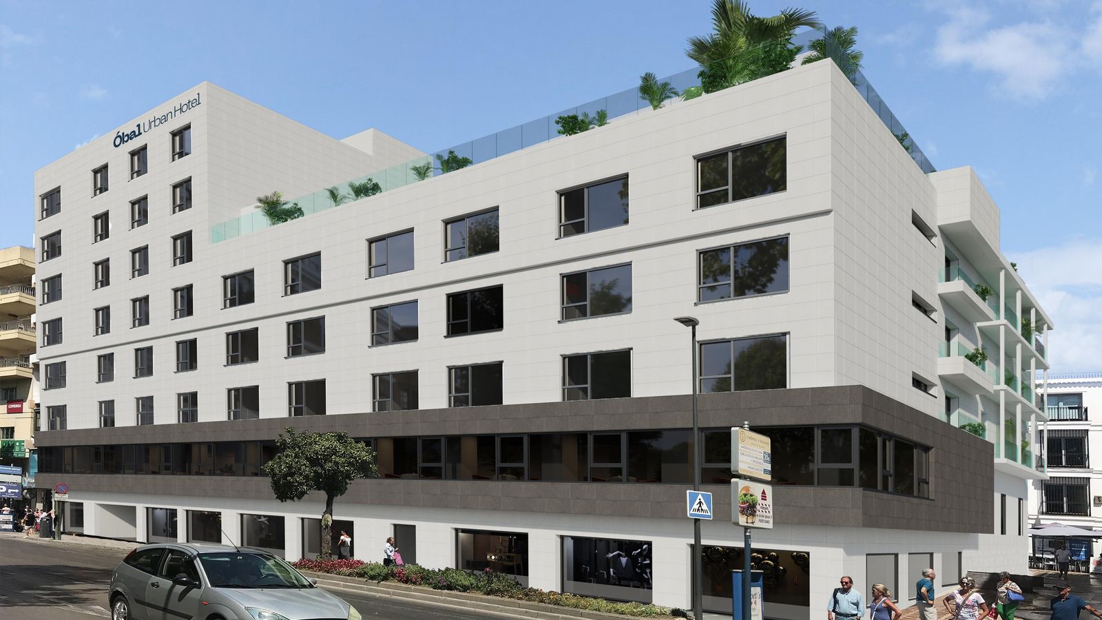 Una infografía del proyecto de reforma del Óbal urban hotel.