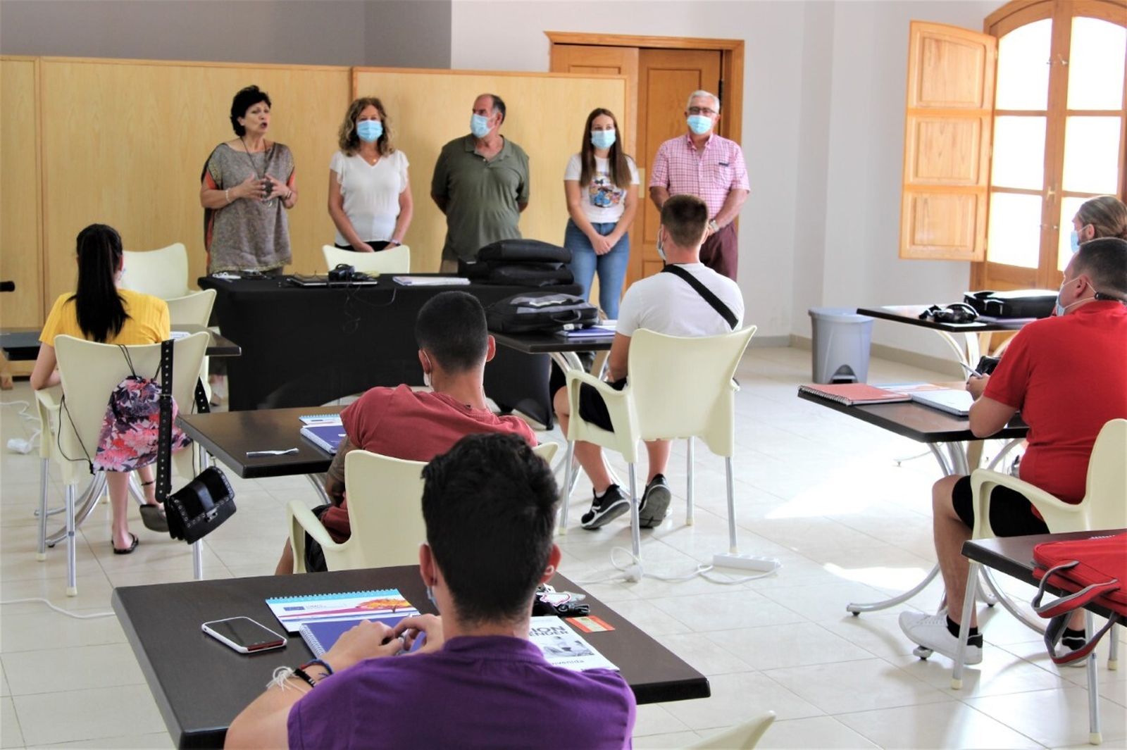 Inicio del curso 'Almería, empleo joven contra la despoblación' en Santa Fe