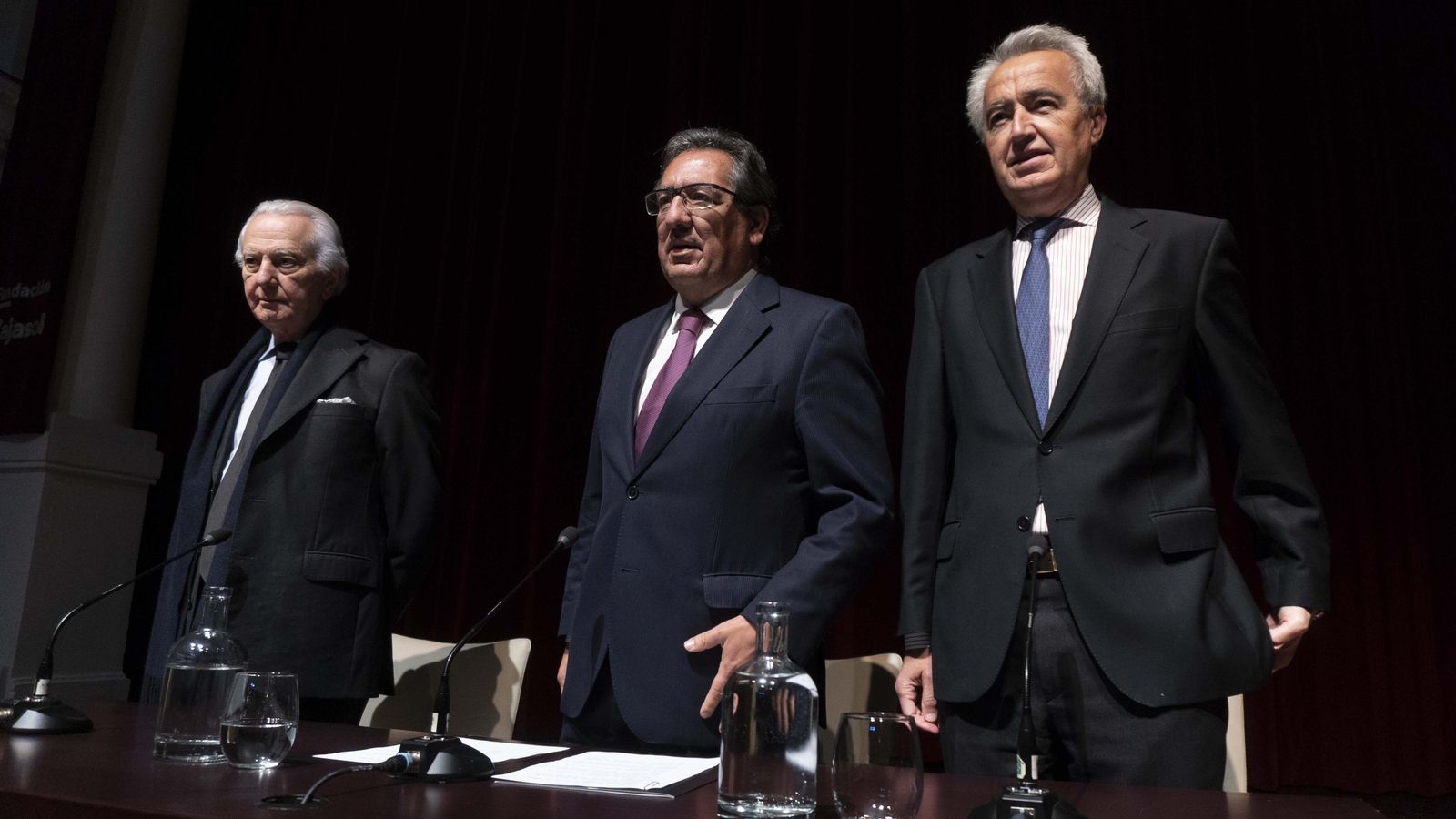 Carlos Infantes, Antonio Pulido y Pablo Gutiérrez-Alviz y Conradi.