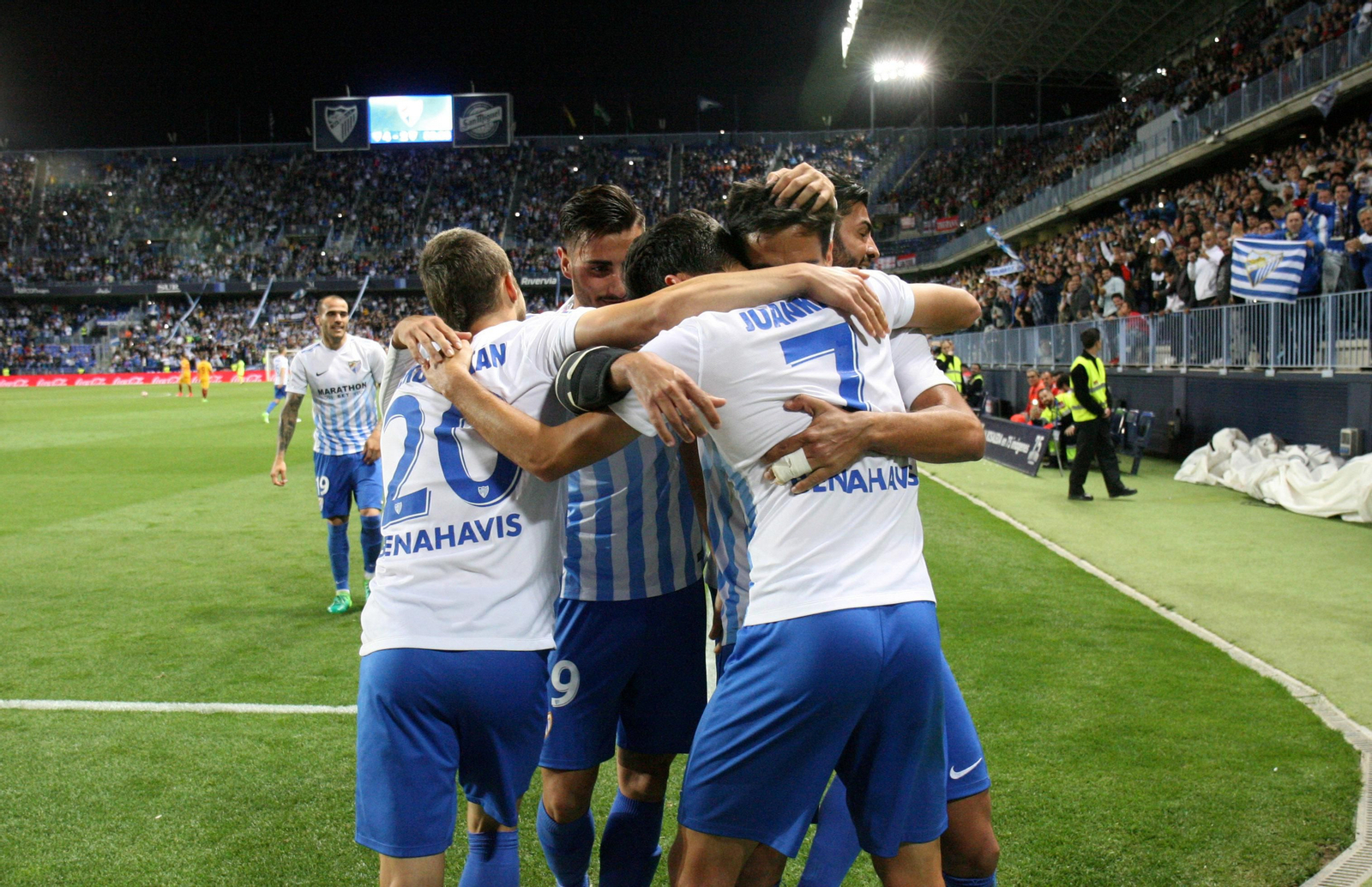 El Málaga-Sevilla, en imágenes