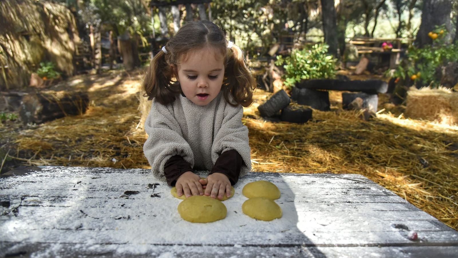 El Belén viviente de Pelayo tras el incendio