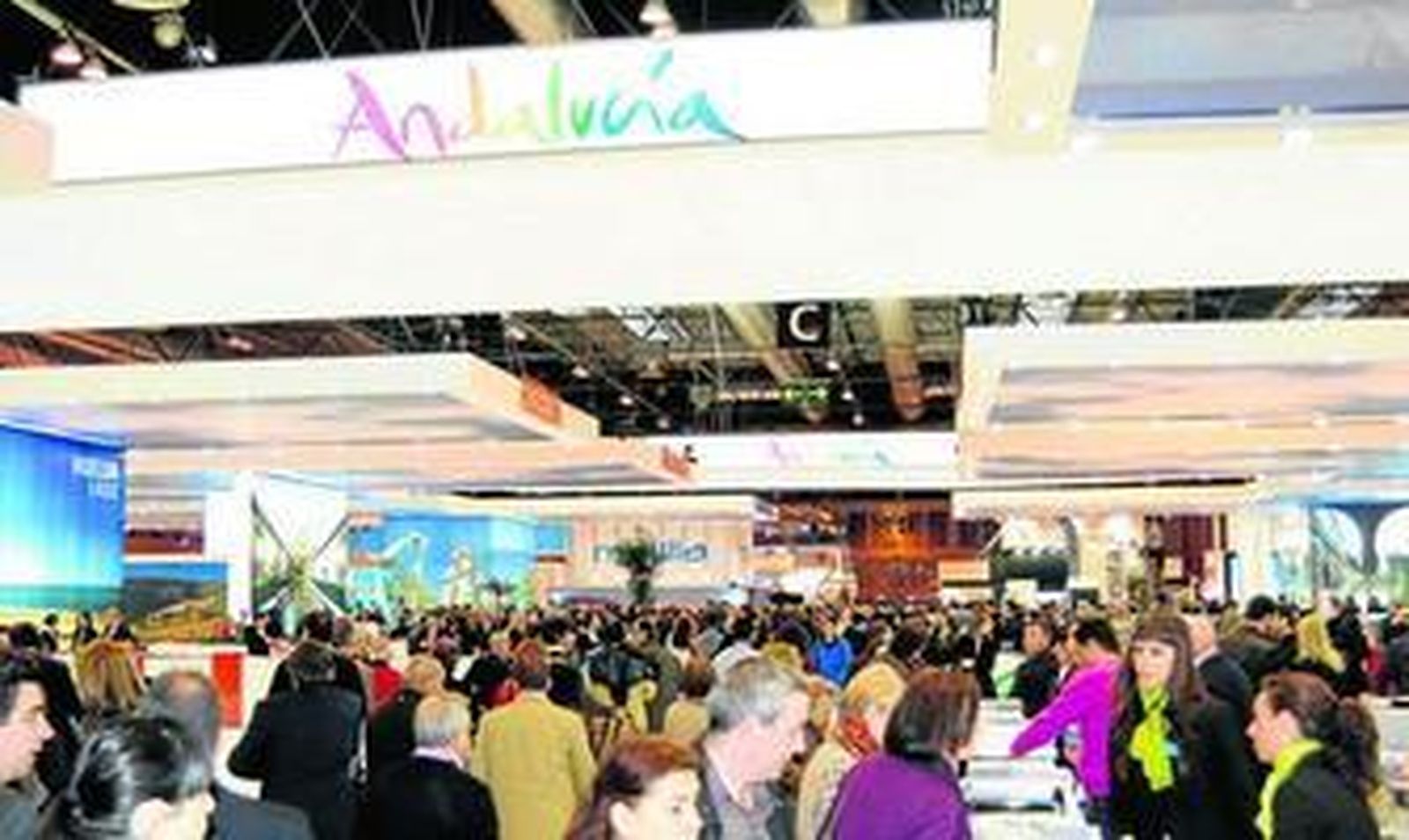 Expositor de Andalucía en la pasada edición de Fitur.