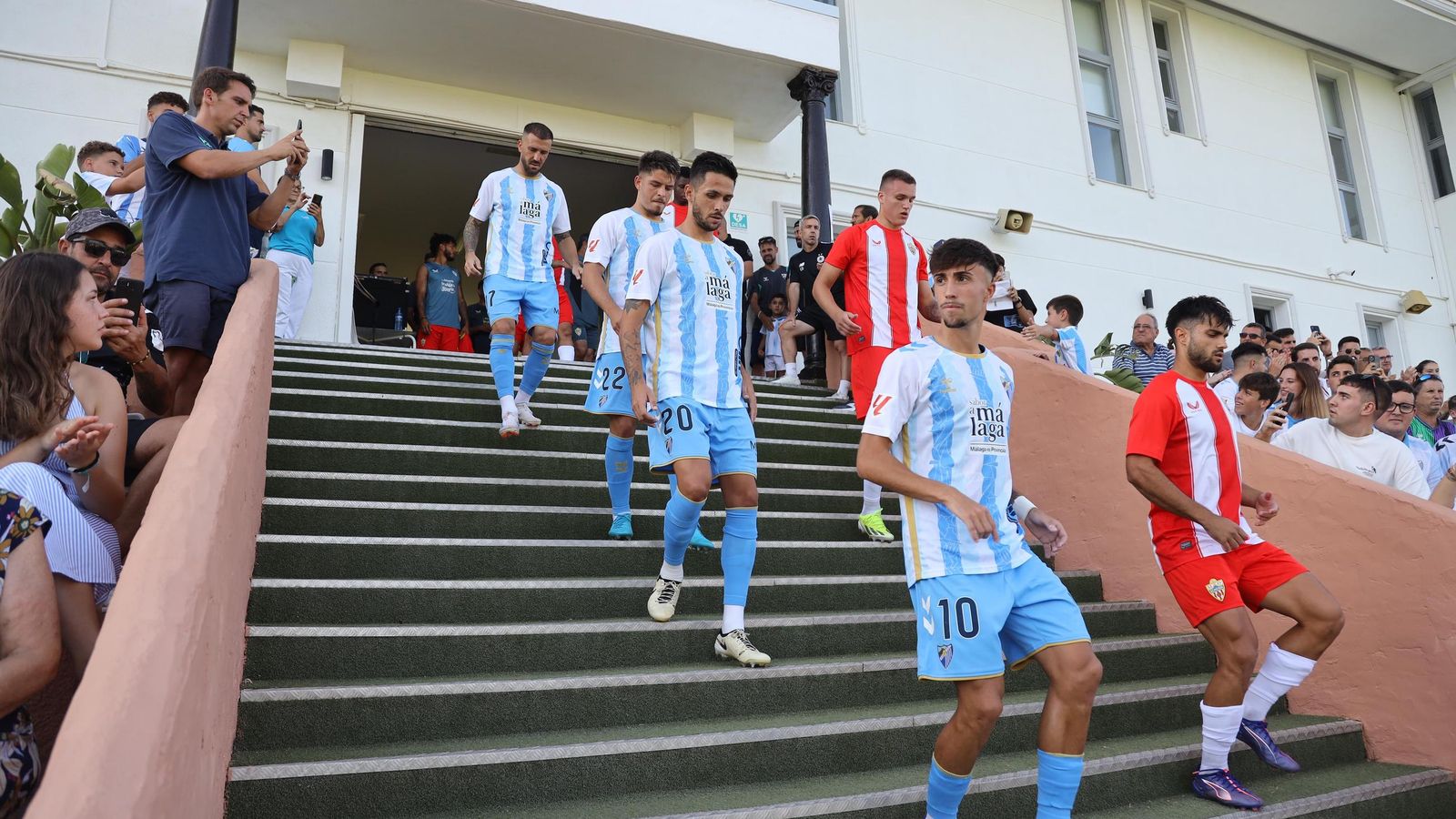 El Málaga CF - Almería de pretemporada, en fotos
