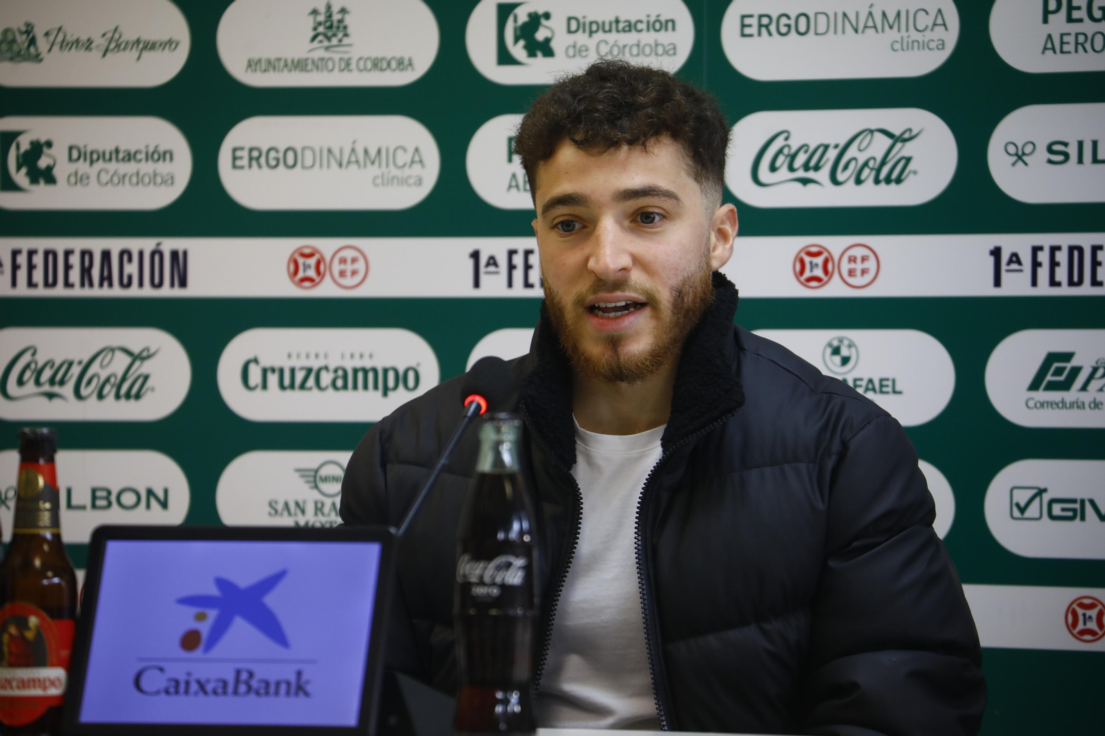 La presentación de Armando Shashua como jugador del Córdoba CF, en imágenes