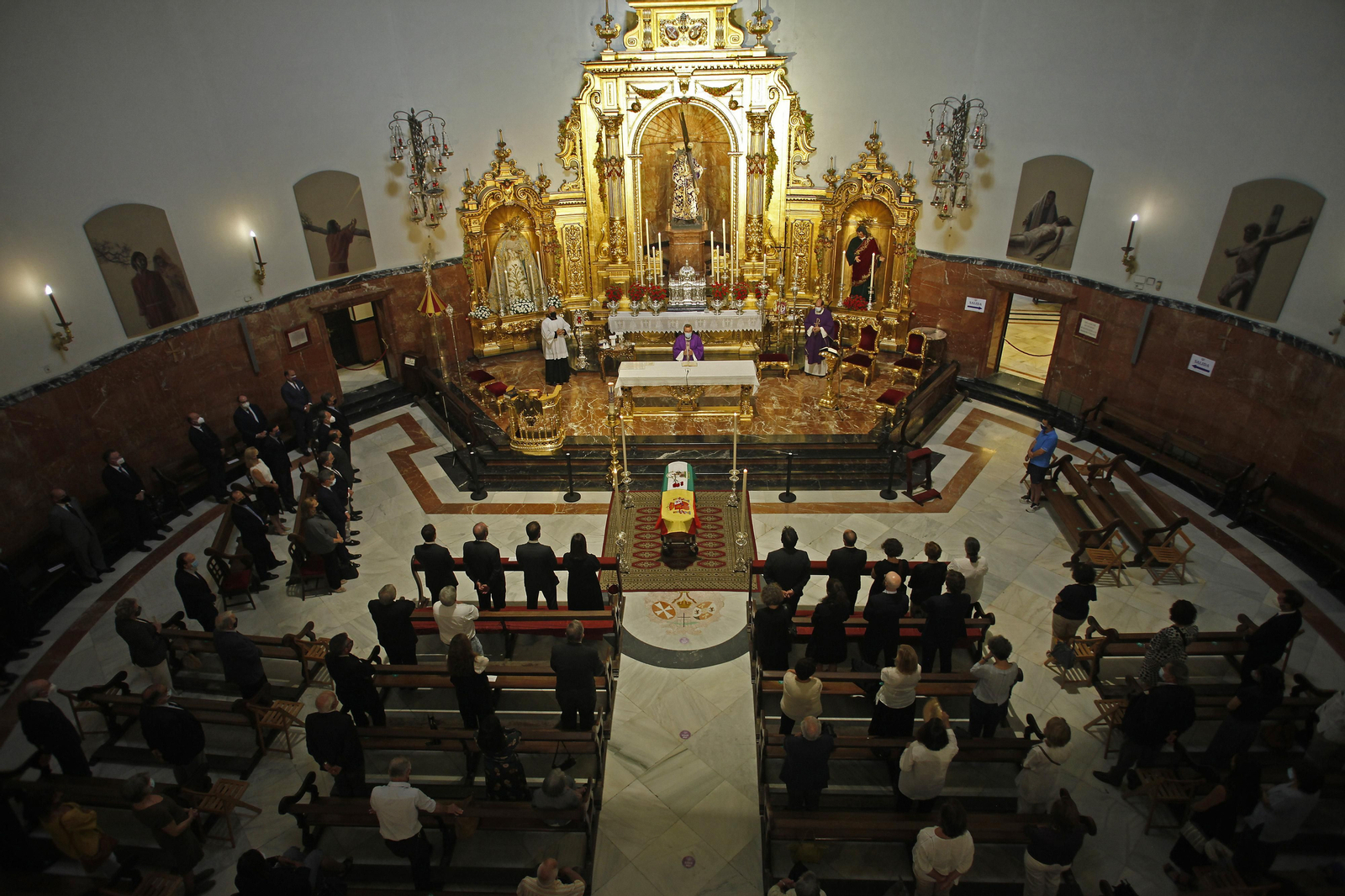 Funeral Manuel Clavero en el Gran Poder