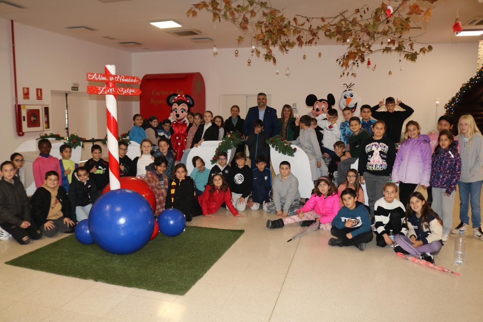 El acto de apertura del Museo de la Navidad de Mijas.