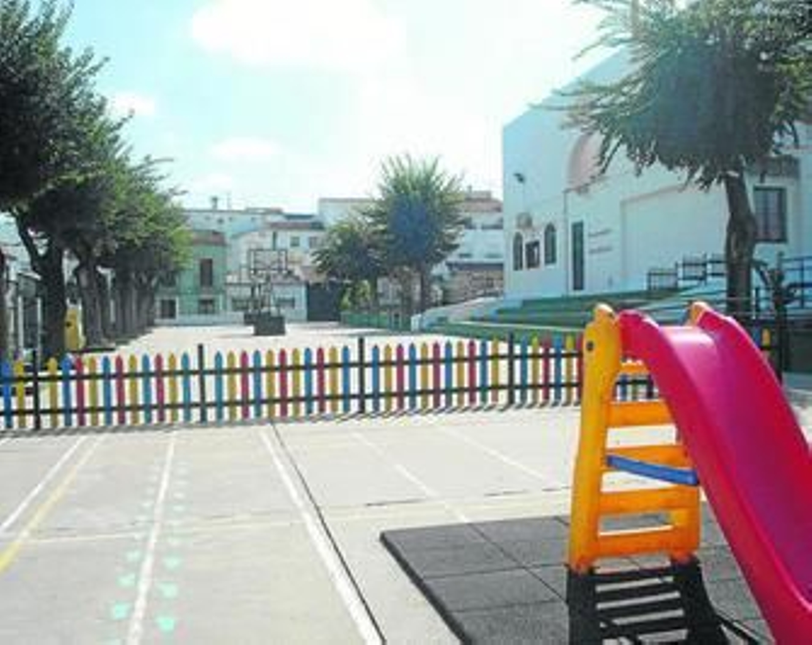 Instalaciones del colegio de San José de Calasanz, donde se construirá el nuevo comedor.