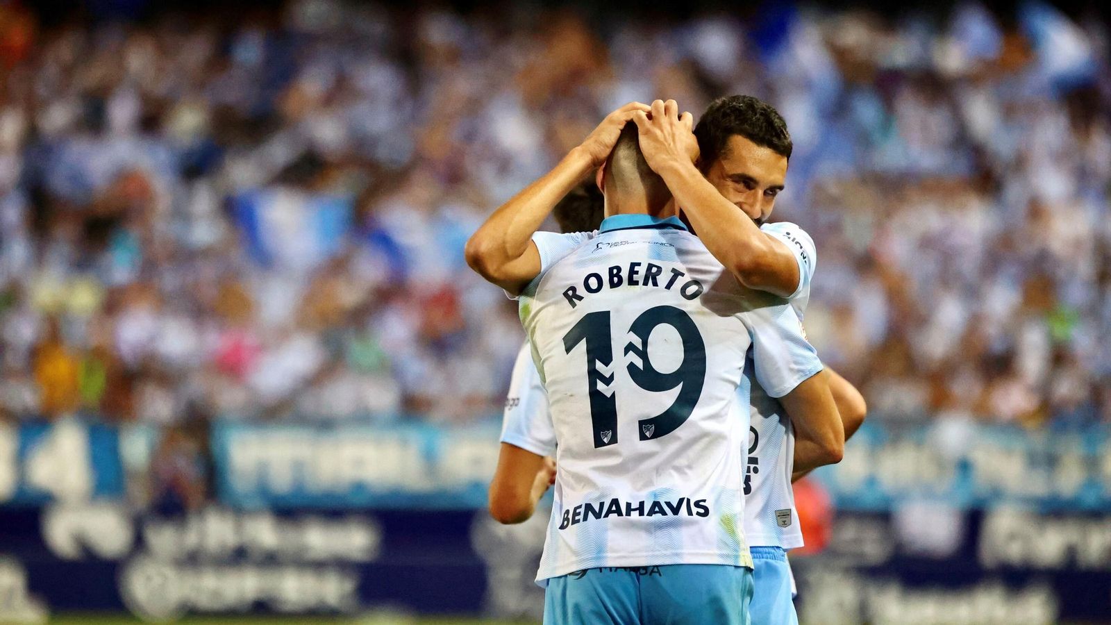 Roberto, su paso por el Málaga CF en fotos