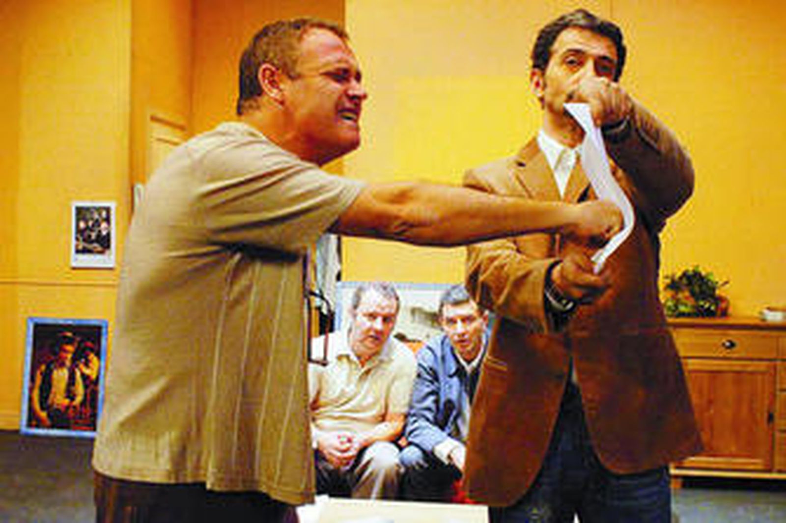 "Hacer de gordo y calvo me ha costado; yo soy más bien delgado y tengo tupé"