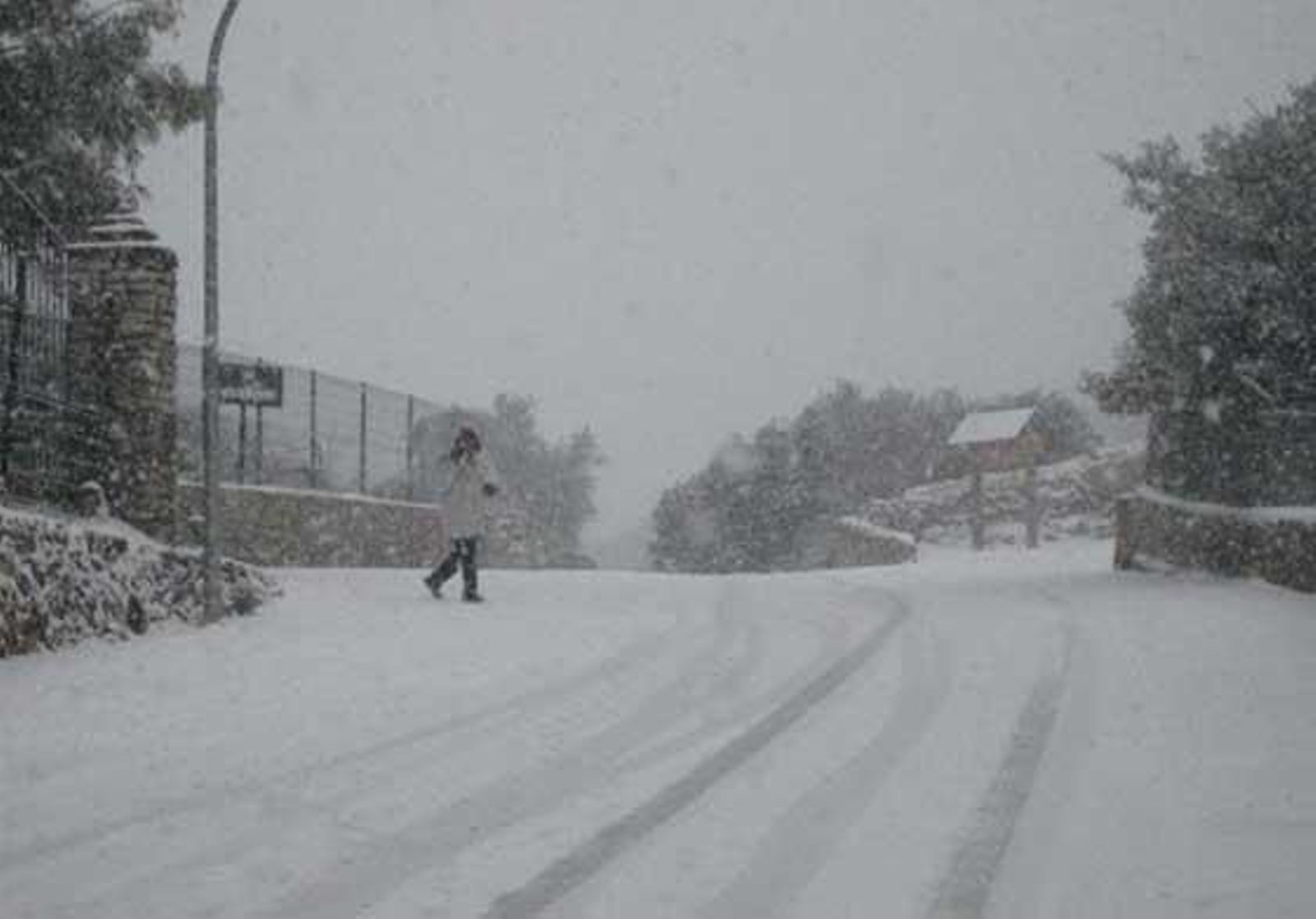 Intensa nevada en Constantina (enero 2010)