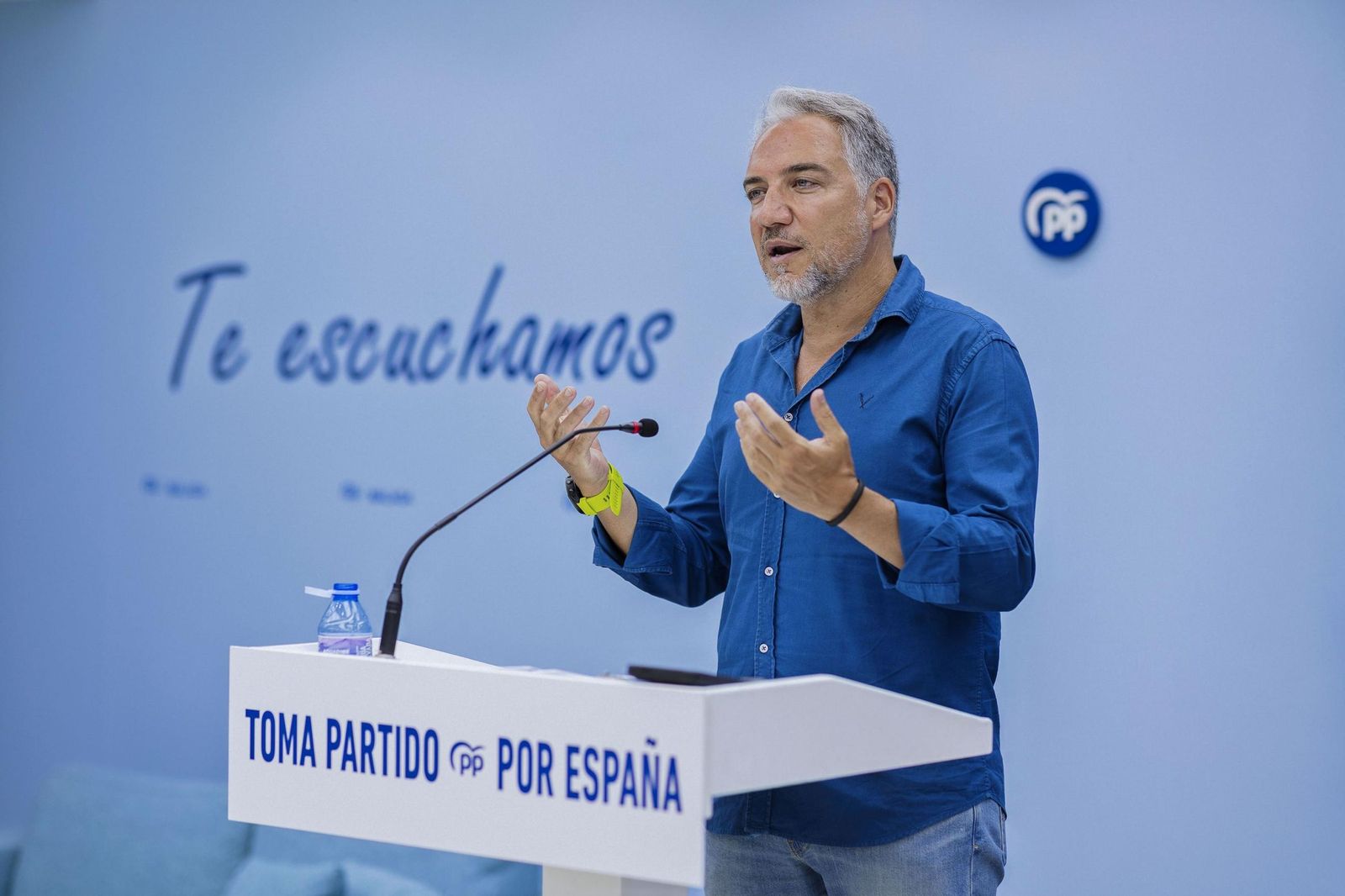 El vicesecretario del PP Elías Bendodo, este miércoles.