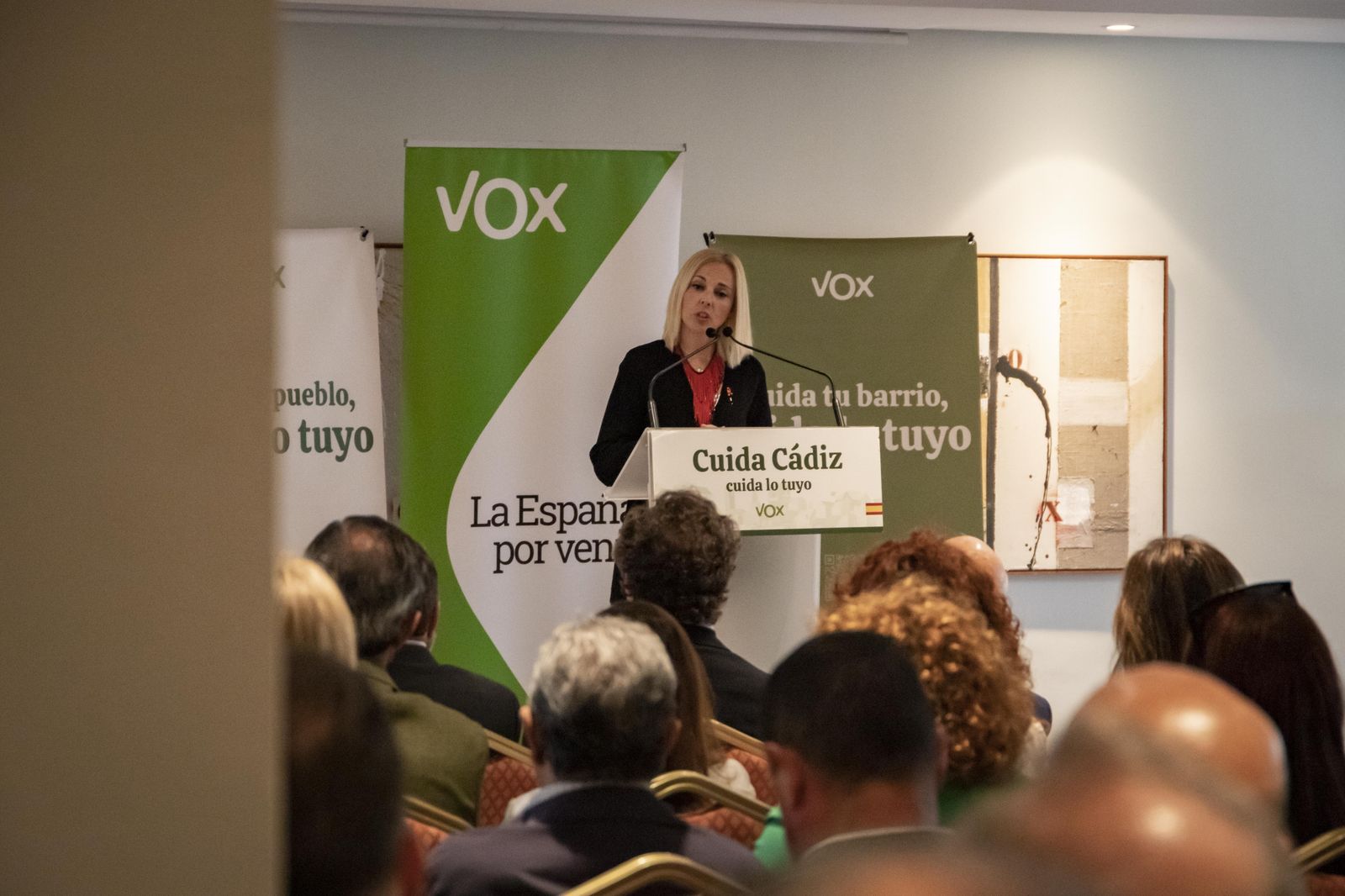 Espinosa de los Monteros, en un mitin de Vox en Jerez