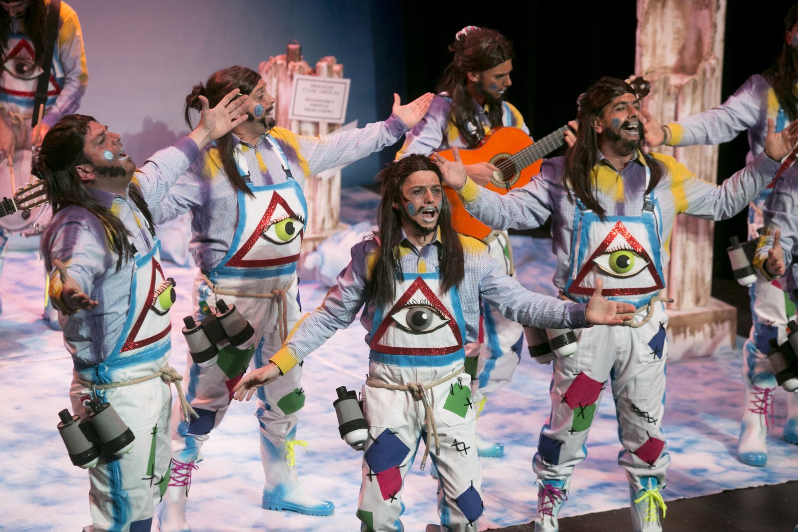 La murga 'Deja de pedir, que no soy Cofidís', de Punta Umbría