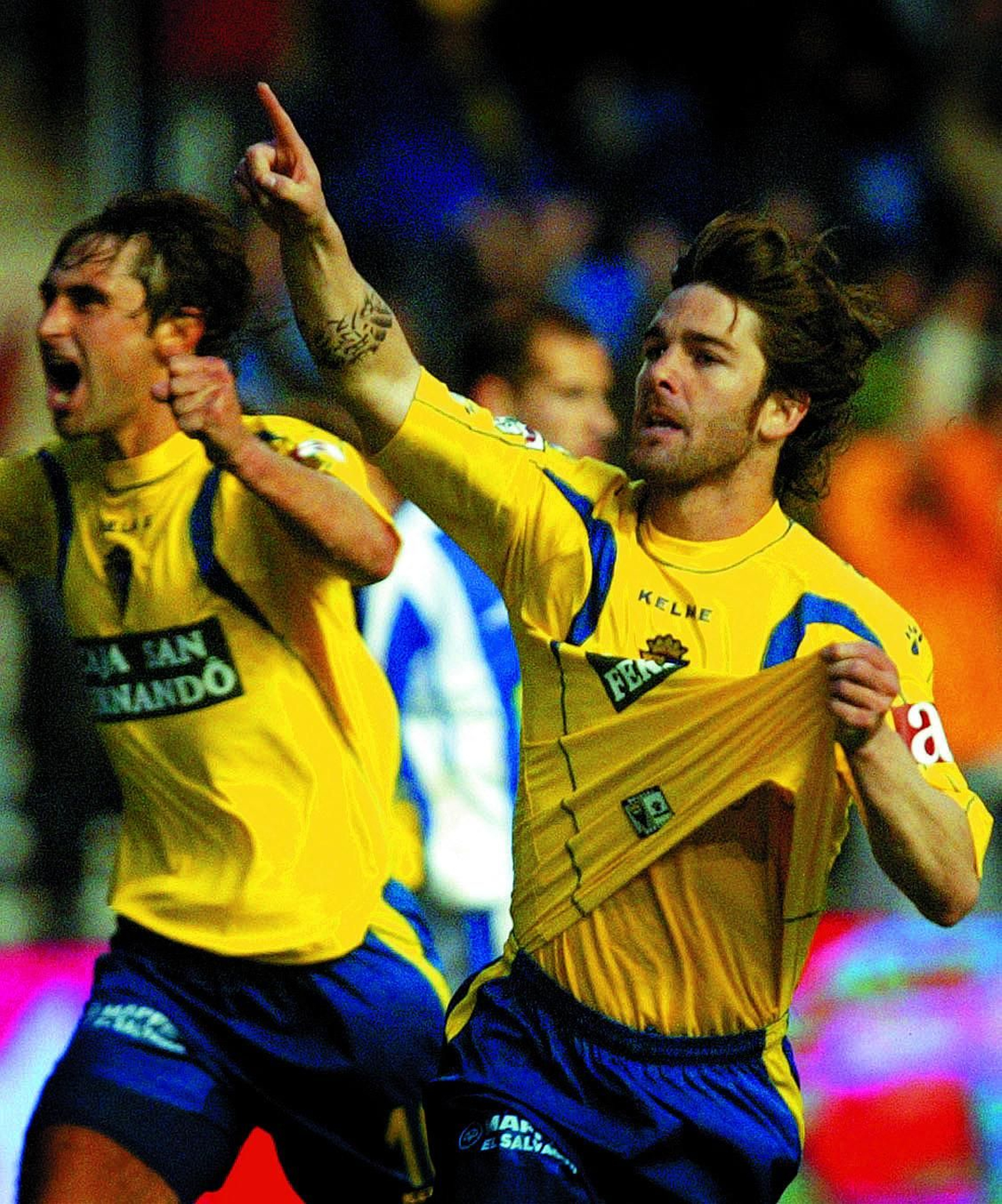 Junto a Fleurquin, en la temporada 2005/2006 en Primera División.