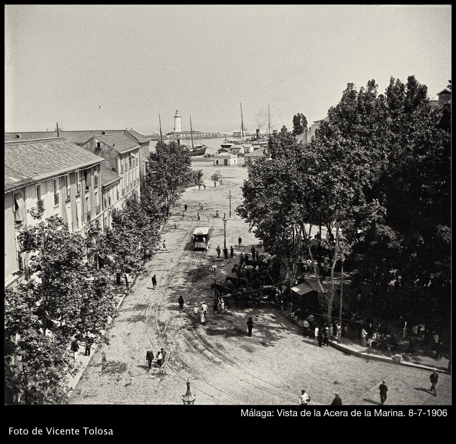 La puerta de entrada a Málaga desde el mar