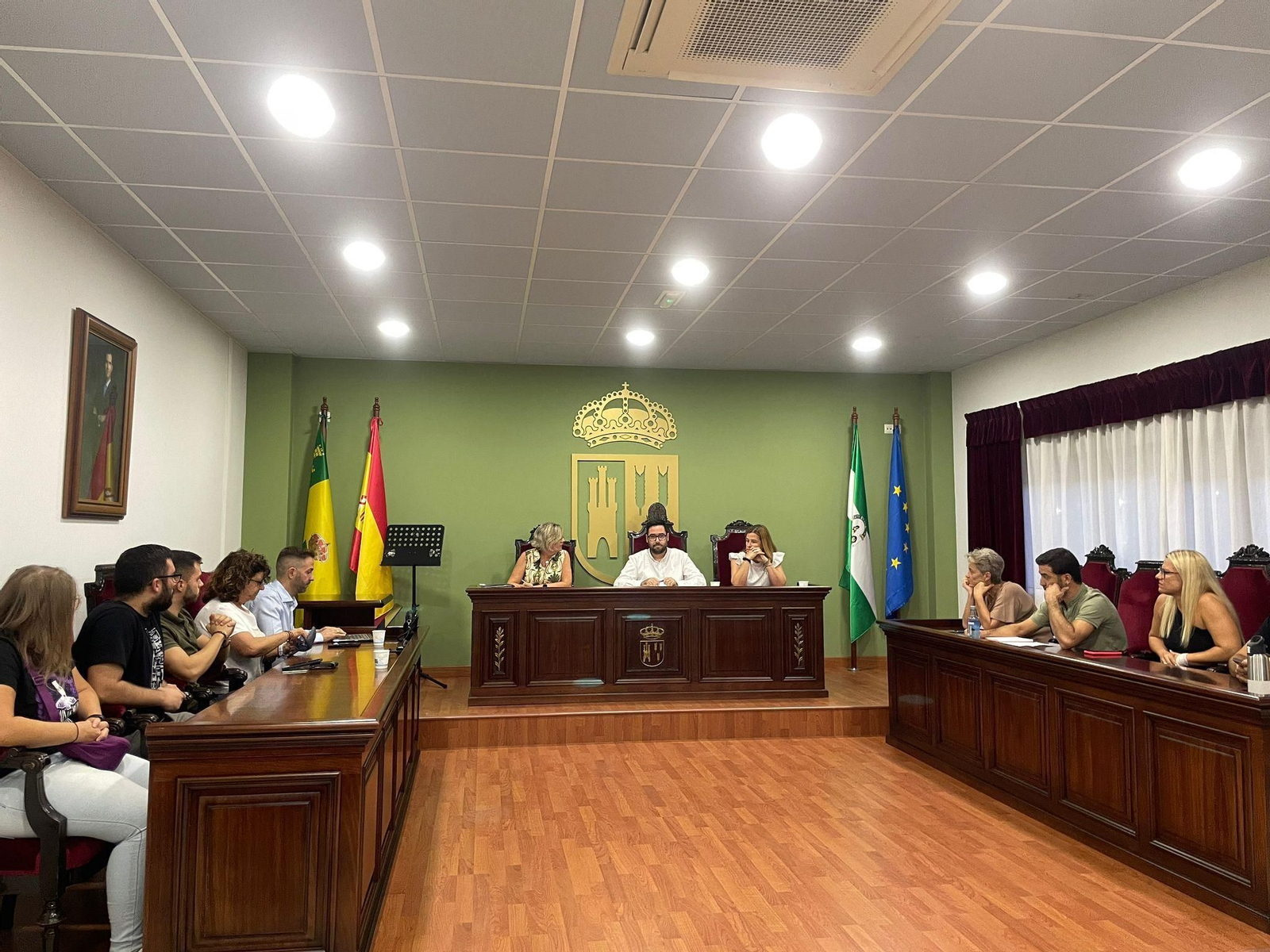 Pleno del Ayuntamiento de Tabernas.