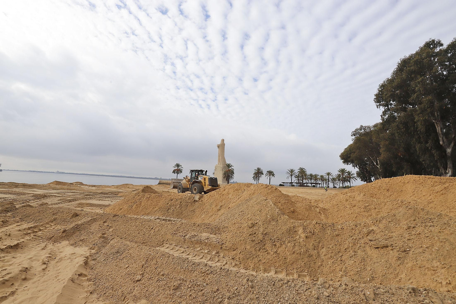 Comienzan las obras de remodelación del entorno del Monumento a Colón