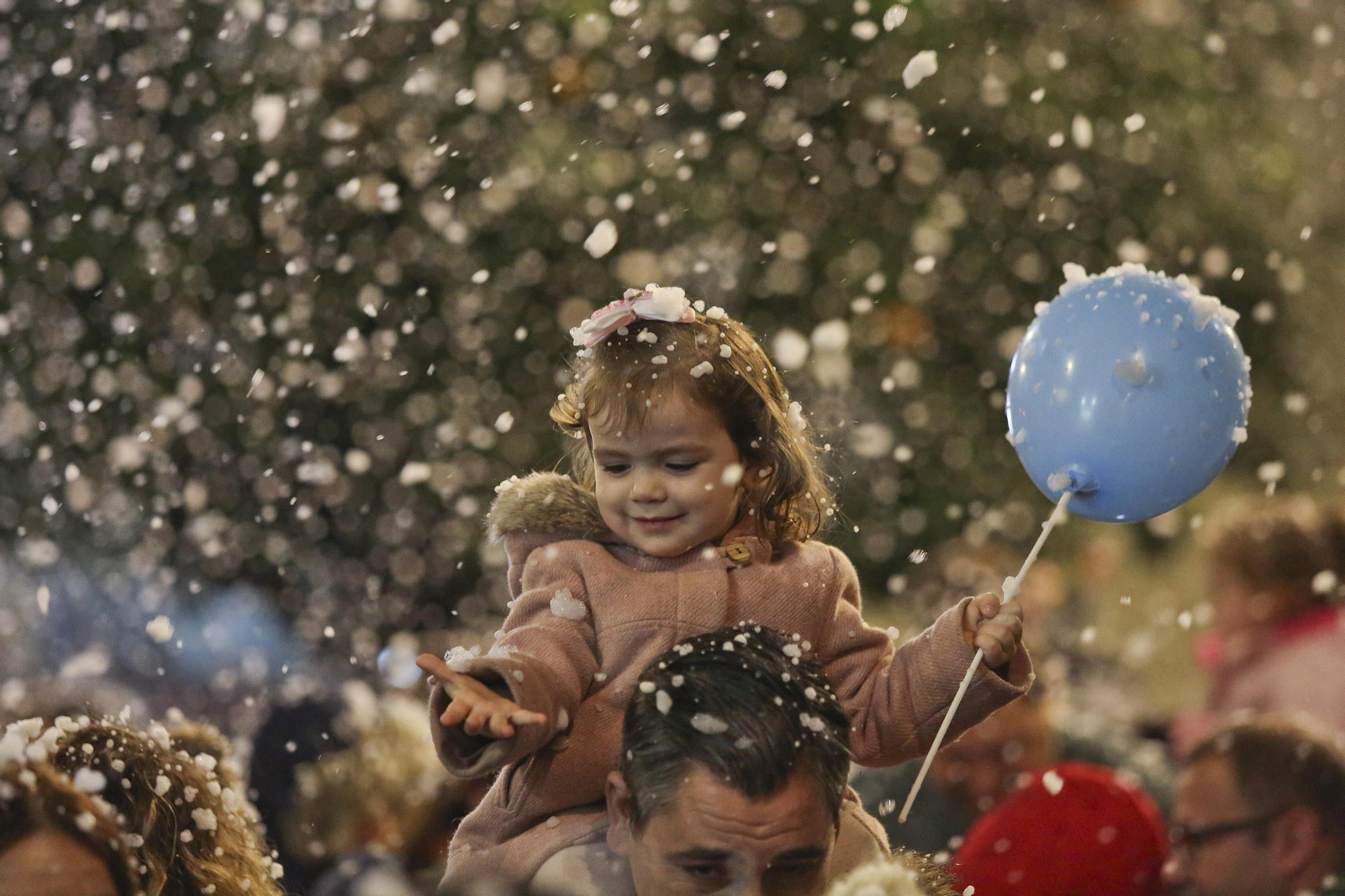 Fotos de la nieve en la Navidad de Málaga