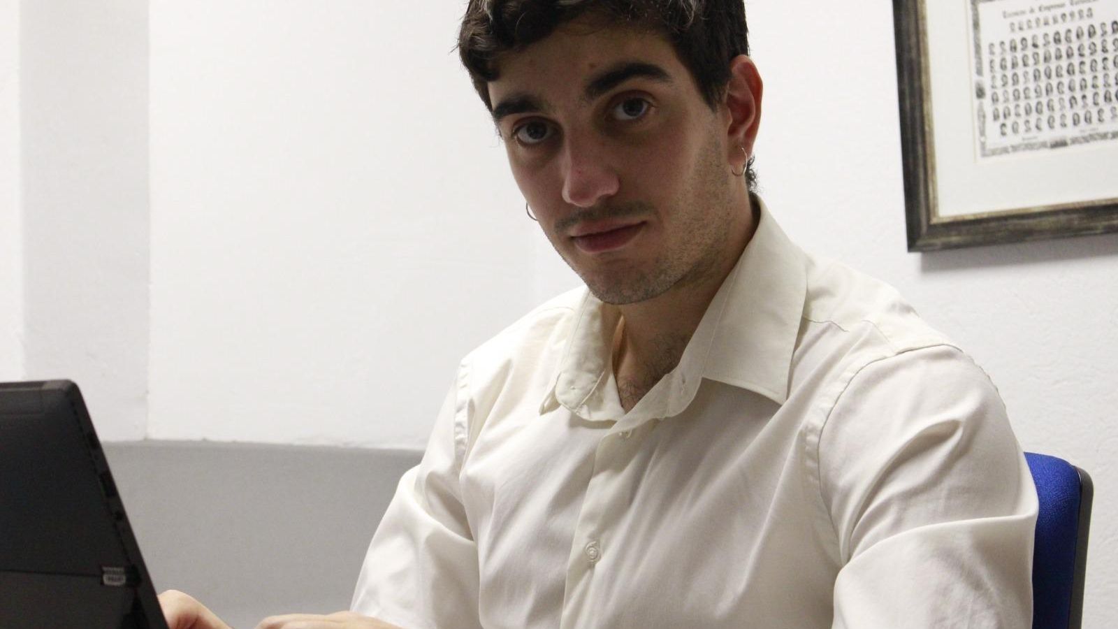 El psicólogo almeriense Adrián Palma