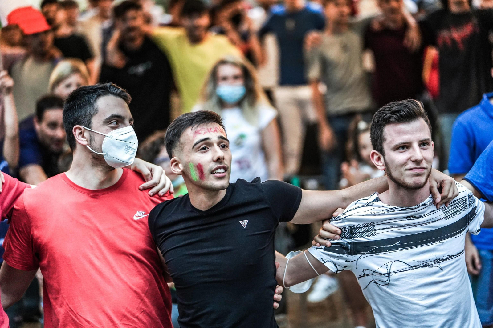 Las imágenes de la semifinal Italia-España de Eurocopa