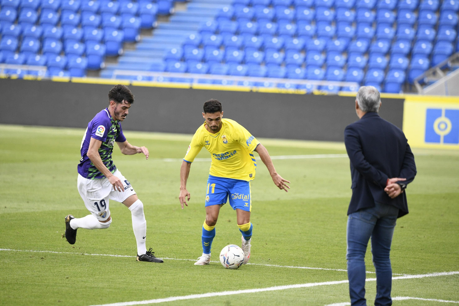 El Las Palmas-Málaga CF, en fotos