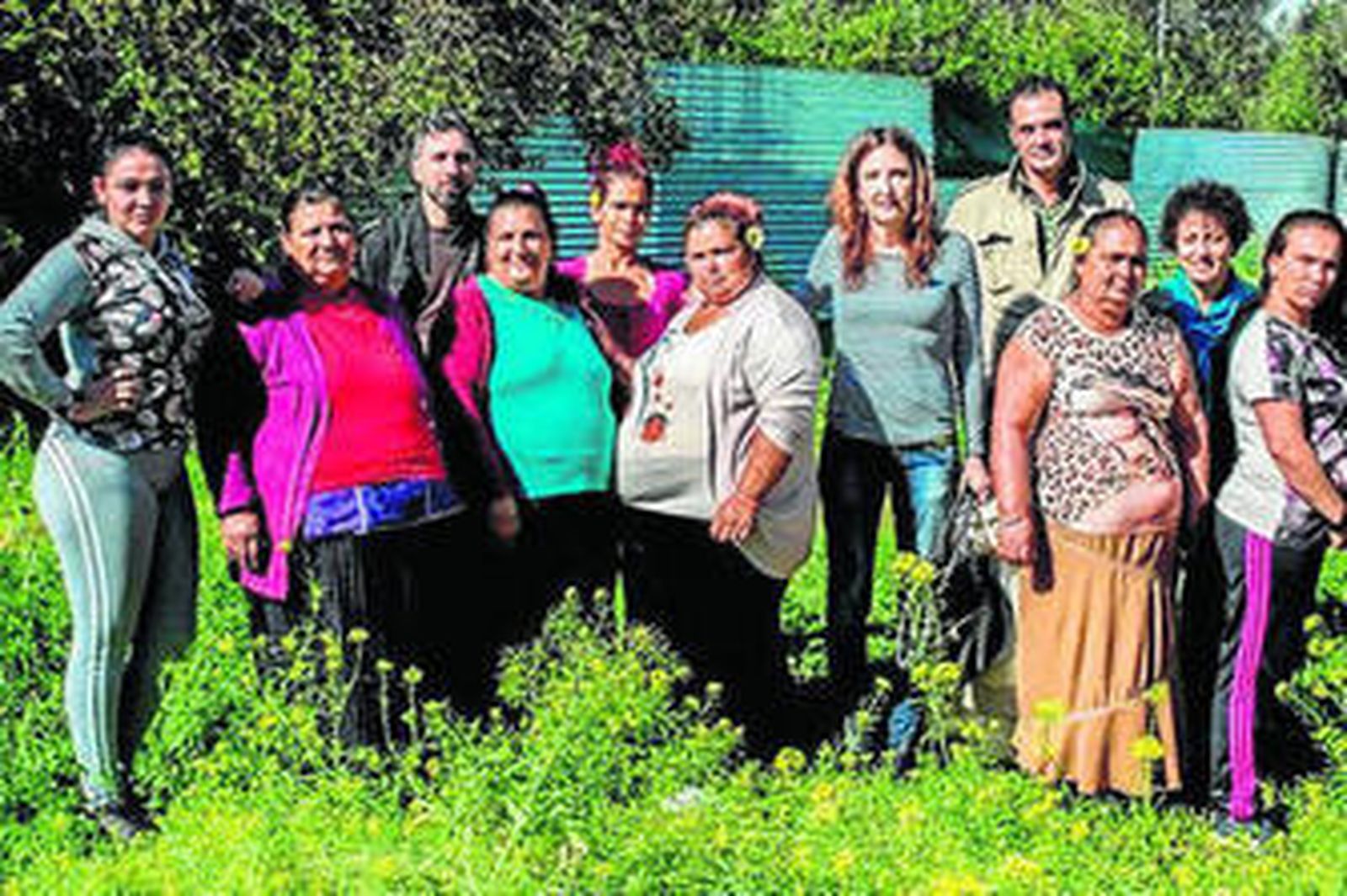 Gamboa y su compañía de actrices gitanas de El Vacie.