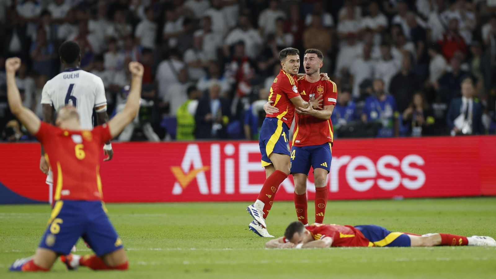Las mejores fotos del título de España ante Inglaterra