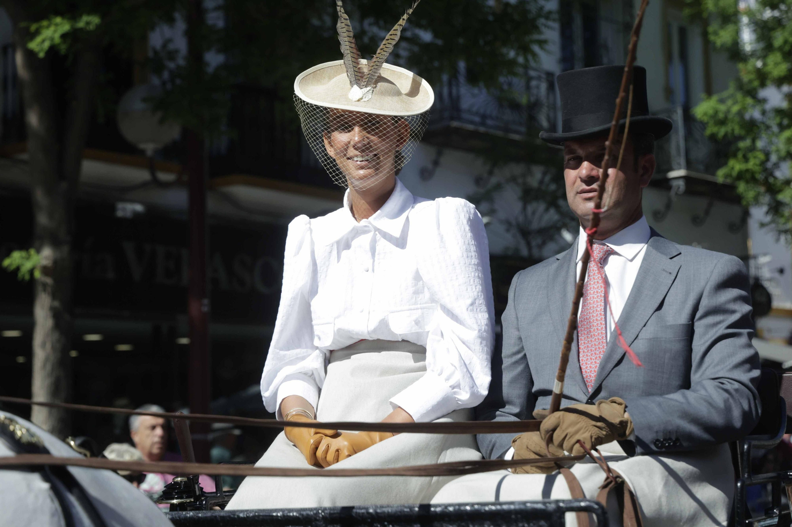 Las imágenes de la exhibición  de enganches en la Maestranza