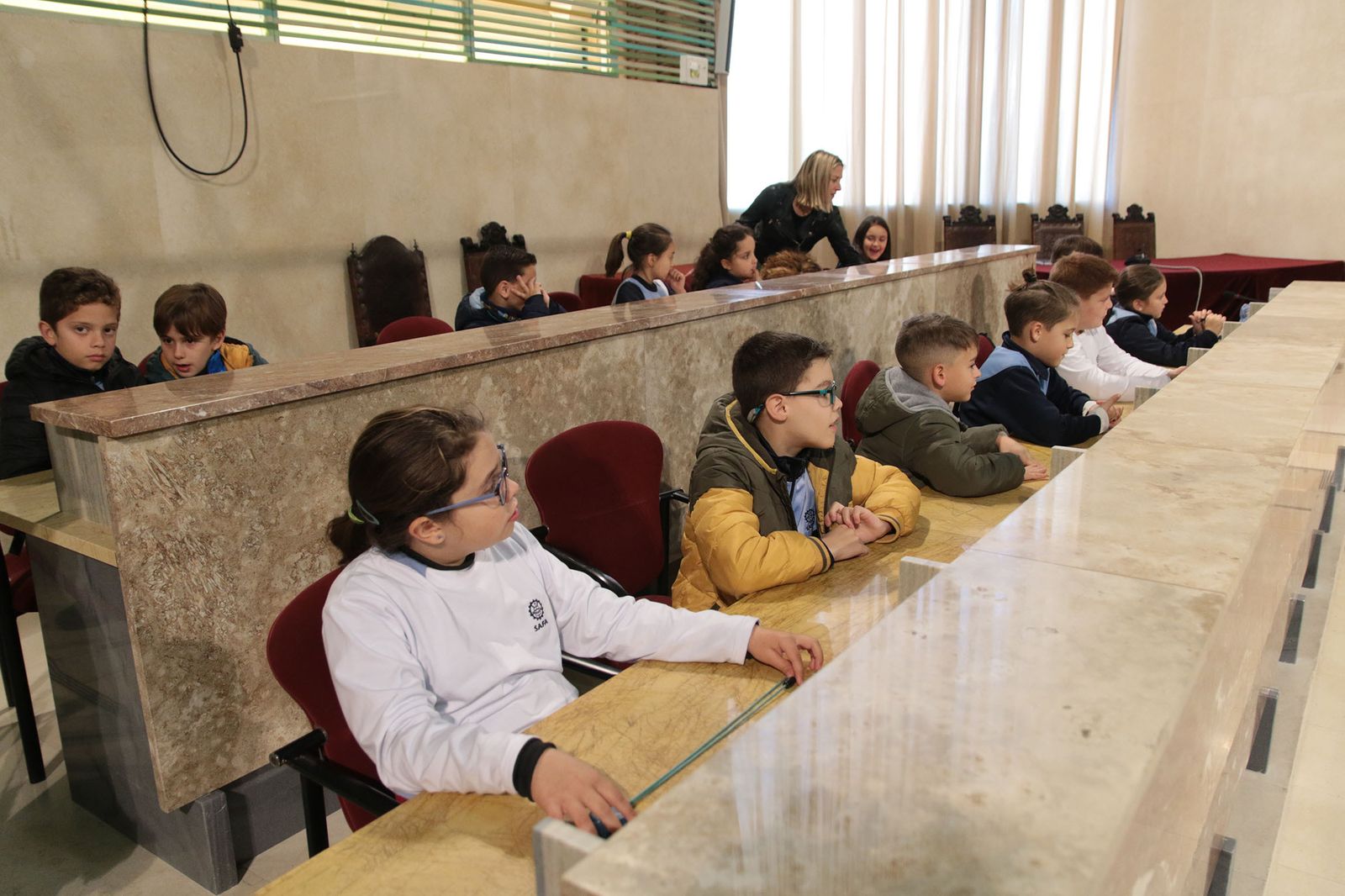 Los alumnos de la SAFA, concejales por un día